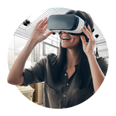 In our showroom, we have 3-d virtual reality design available for your kitchen and bath remodeling project.